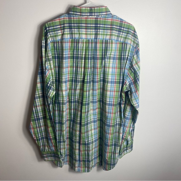 Vineyard Vines Plaid Whale Shirt NWT Easter Spring Long Sleeve Large - Picture 4 of 6